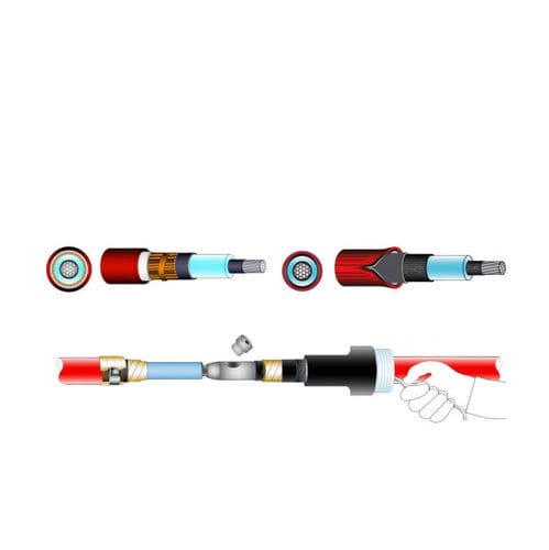 Conexión de cables aislada - ECOLD GLS AR series - Elcon Megarad Spa - para cables de aislamiento polímero / de tensión media