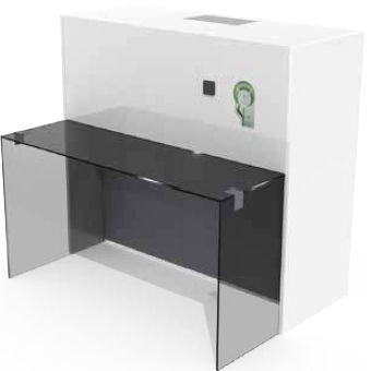 Campana de extracción de laboratorio -  AD series - ADS LAMINAIRE - de aspiración química / de recirculación sin terminales / con filtro de carbón activado