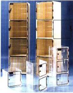 Armario de almacenamiento - B series - ADS LAMINAIRE - de suelo / con estantes / de PVC