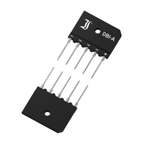 Puente rectificador de diodos trifásico - DBI20 series - Diotec