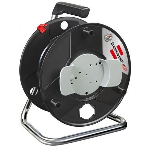 Enrollador de tubo - 1130710 - BRENNENSTUHL - retráctil / de plástico / eléctrico vacías