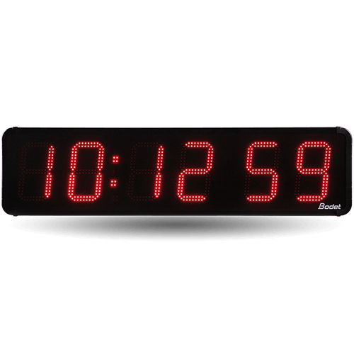 Reloj para exterior - HMS LED 25 - BODET TIME SPORT - LED / digital / de 6 dígitos