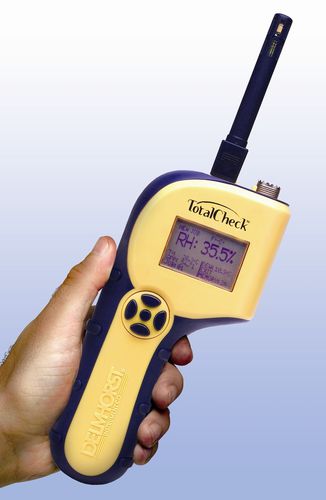 Humidímetro para materiales de construcción - TotalCheck - Delmhorst Europe - con sonda de penetración larga / con termohigrómetro / portátil
