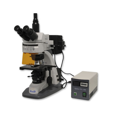 Microscopio óptico - HBF001 - Auxilab - para análisis / trinocular / de fluorescencia