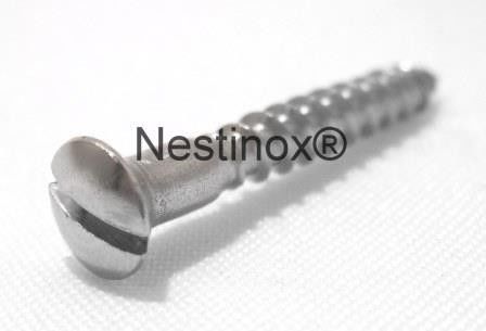 Tornillo para madera - Nestinox B.V. - de cabeza abombada / ranurado / de estrella