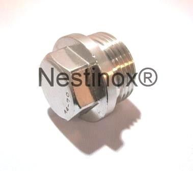 Tapón hexagonal - Nestinox B.V. - roscado / de metal