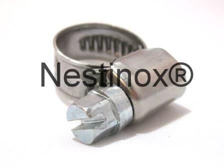 Abrazadera de apriete de tornillo sin fin - Nestinox B.V. - con banda perforada