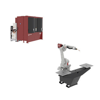 Célula robotizada de soldadura MIG-MAG - FLEX-FAB FT-DS - Lincoln Electric Deutschland