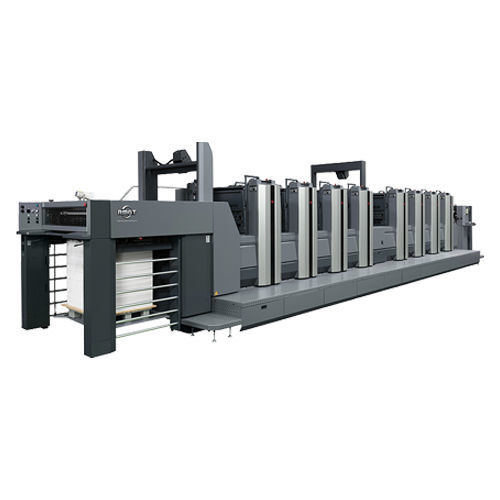 Prensa offset hoja a hoja - 970PF-8 - RYOBI MHI Graphic Technology - media / de 8 colores / para papel