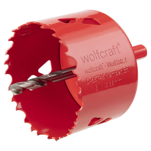 Sierra perforadora para metales - 5462 - WOLCRAFT - para madera / para plástico / bimetálica