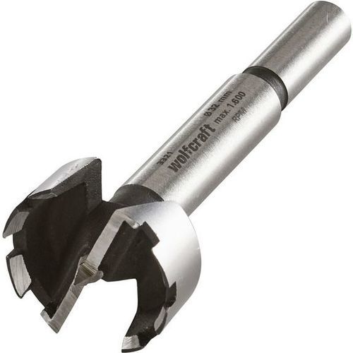 Broca monobloque - 3313000 - WOLCRAFT - para madera / con base de madera maciza