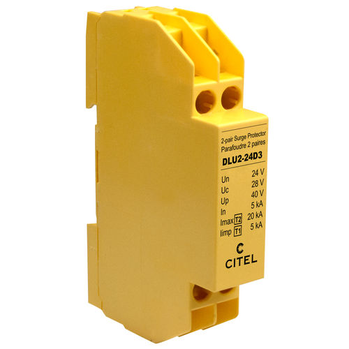 Protector de sobretensión de tipo 1 - DLU2 series - CITEL - de telecomunicación / para línea de transmisión de datos y telecomunicación / para red de datos