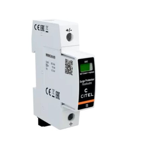 Caja de protector de sobretensión tipo 1 + 2 - DDC30S series - CITEL - con teleseñalización / para alimentación continua / modulable