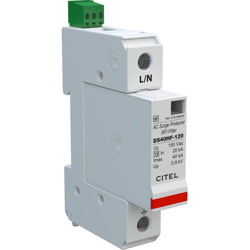 Protector de sobretensión de tipo 2 - DS40HF series - CITEL - para red Ethernet / en modo común / de termoplástico