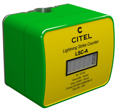 Contador de golpes de rayos digital - 0.5 - 100 kA |LSC-A - CITEL - electrónico