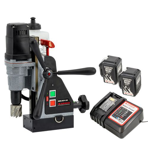 Corona perforadora eléctrica - EBM.36/P - Euroboor - magnética / compacta / con sistema de refrigeración