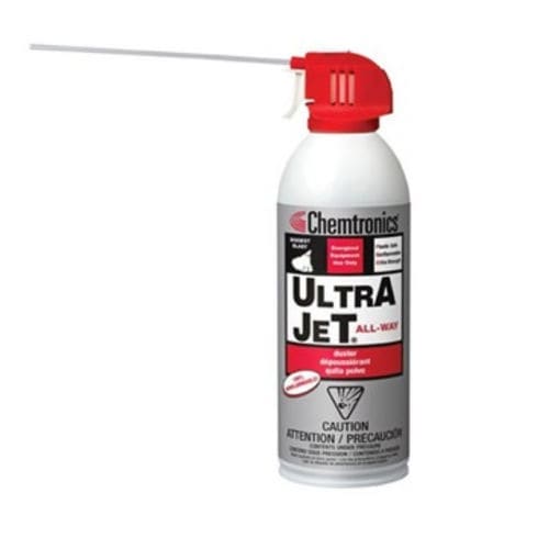 Aerosol de limpieza - Ultrajet® All-Way - CHEMTRONICS - antipolvo / para plástico / no infamable