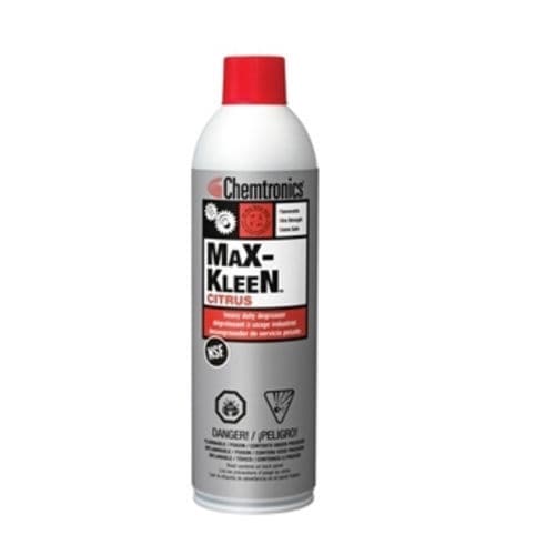 Desengrasador industrial - Max-Kleen™  - CHEMTRONICS - de piezas metálicas / toallita
