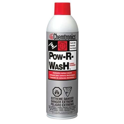 Aerosol de limpieza - Pow-R-Wash™ - CHEMTRONICS - desengrasante / para plástico