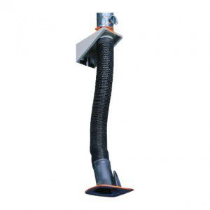Brazo de extracción de pared - Kemper America - móvil / telescópico / flexible