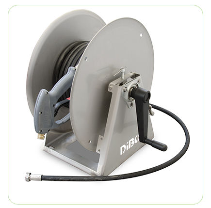 Manguera para agua - SS Hose reels  - DiBO - de acero inoxidable / de alta presión / de limpieza