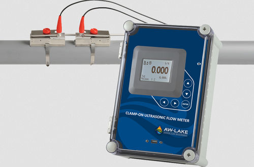 Caudalímetro por ultrasonidos - AW-Lake Company - volumétrico / para líquido / clamp-on