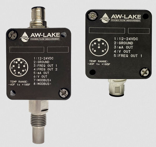 Sensor de caudal de turbina - AW-Lake Company - volumétrico / para líquido / con salida analógica