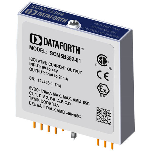 Módulo mixto para servomotor - SCM5B392-01 - Dataforth Corporation - analógico / de corriente / de tensión