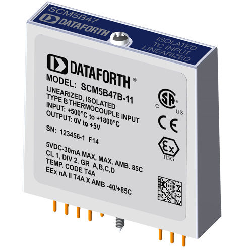 Módulo de entrada para termopar - SCM5B47B-11 - Dataforth Corporation