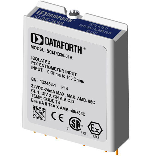 Módulo de entrada para potenciómetro - SCM7B36 Series - Dataforth Corporation - aislado