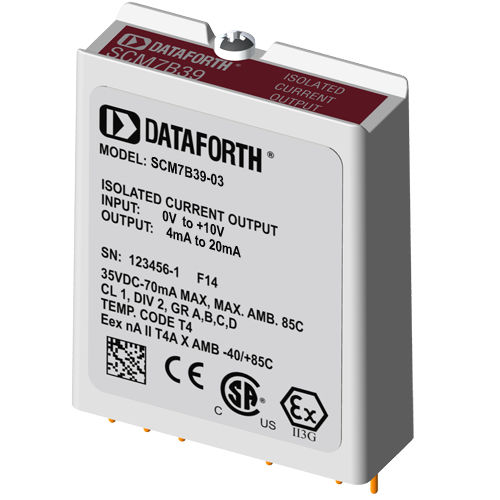 Módulo de salida de corriente - SCM7B39-03 - Dataforth Corporation - aislado