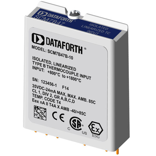 Módulo de entrada para termopar - SCM7B48B-10 - Dataforth Corporation - aislado