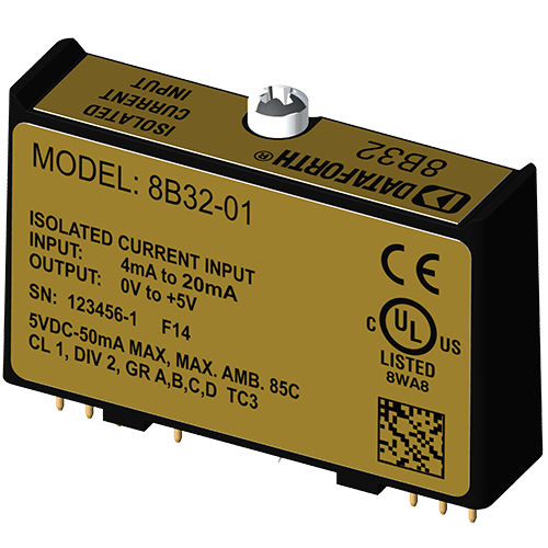 Módulo de entrada de corriente - 8B32-01 - Dataforth Corporation