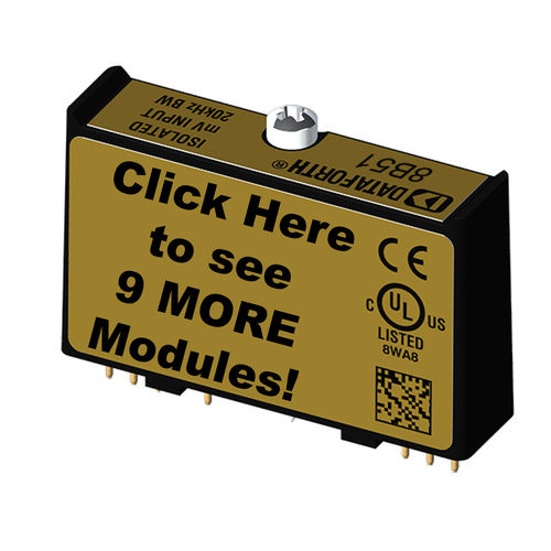 Módulo de tratamiento de señal de entrada - 8B47x-xx Series - Dataforth Corporation - para termopar / de linearización
