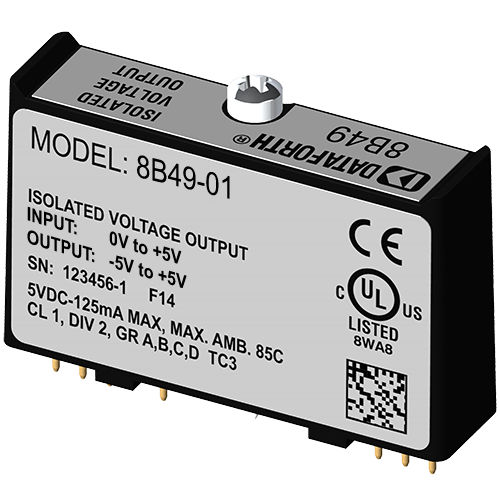 Módulo de tratamiento de señal de salida - 8B49-01 - Dataforth Corporation - de tensión