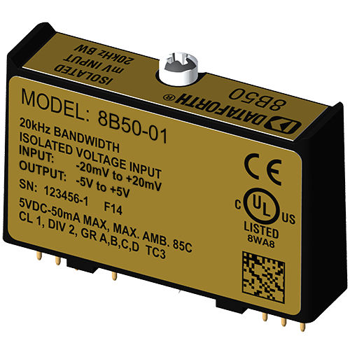 Módulo de tratamiento de señal de entrada - 8B50-01 - Dataforth Corporation - de tensión / de banda ancha