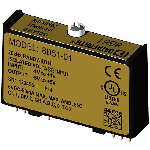 Módulo de tratamiento de señal de entrada - 8B51-01 - Dataforth Corporation - de tensión / de banda ancha