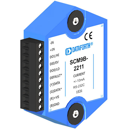 Módulo de tratamiento de señal de sensor para ordenador - SCM9B-2211 - Dataforth Corporation - entradas analógicas / de corriente