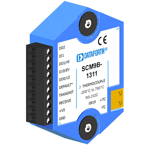 Módulo de tratamiento de señal de sensor para ordenador - SCM9B-1311 - Dataforth Corporation - entradas analógicas / para termopar