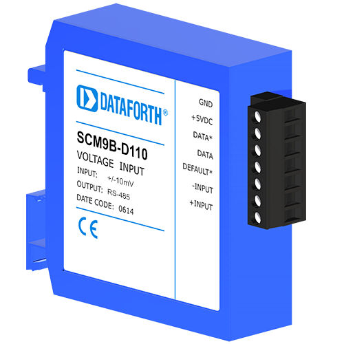 Módulo de tratamiento de señal en riel DIN - SCM9B-D110 - Dataforth Corporation - de entrada / de tensión / de sensor para ordenador