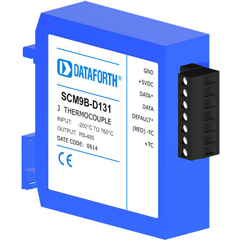Módulo de tratamiento de señal en riel DIN - SCM9B-D131 - Dataforth Corporation - de entrada / para termopar / de sensor para ordenador