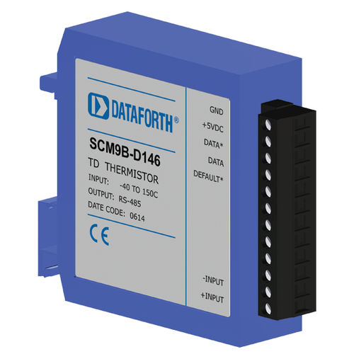 Módulo de tratamiento de señal en riel DIN - SCM9B-D146 - Dataforth Corporation - de entrada / para termistor / de sensor para ordenador