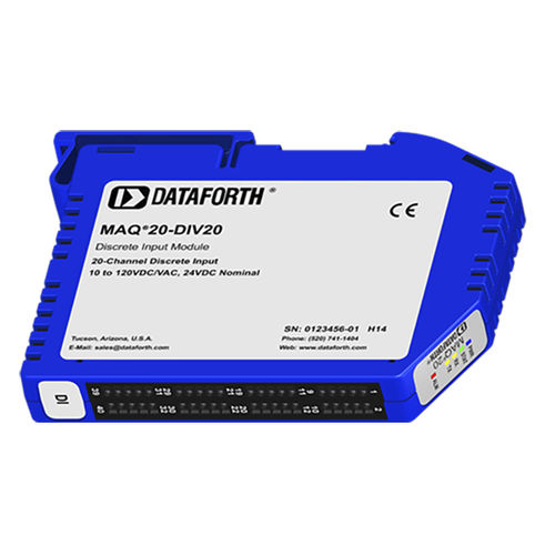Módulo de entrada alta densidad - MAQ20-DIV20 - Dataforth Corporation - analógico / 20 canales / de tensión