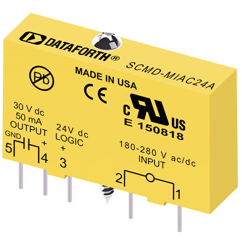 Módulo de tratamiento de señal entradas digitales - SCMD-MIAC Series - Dataforth Corporation - aislado / en miniatura