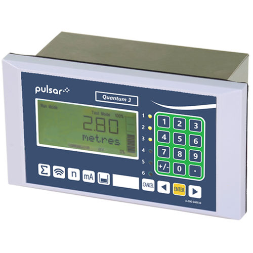 Controlador de estación de bombeo con alarma integrada - Quantum 3 - Pulsar Measurement - para la gestión de bombas / con reinicio automático de la bomba / de ultrasonido
