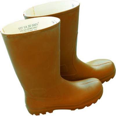 Botas de seguridad para actividades de exterior - R1311T series - DERANCOURT - antiperforación / aislante / de caucho