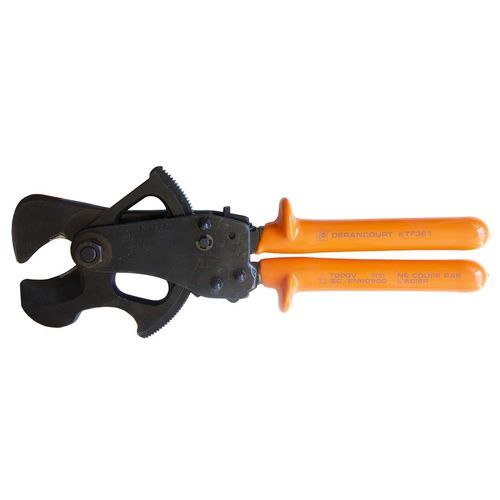 Cortacables manual - KTF361 - DERANCOURT - de carraca / aislado