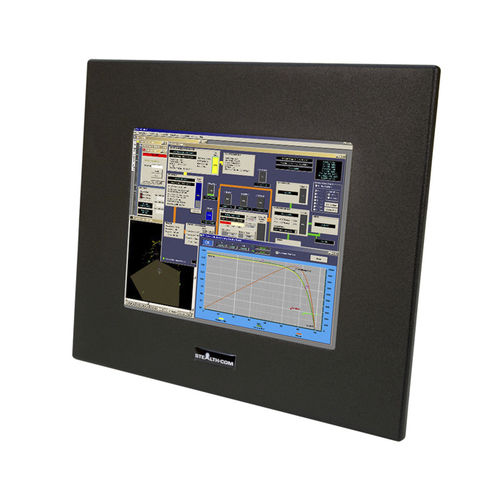 Monitor LCD - SV-840A-PM-RT - Stealth - con pantalla táctil resistiva / industrial / 8,4"