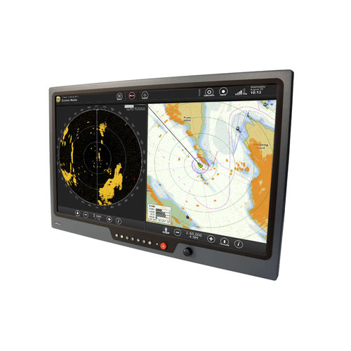 Monitor LCD - SAW-2400W-PCT-USB - Stealth - táctil / industrial / marino