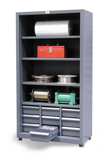 Sistema de estanterías de taller - CSU-204-9DBWL series - Stronghold - con cajones / con tablas / ajustable
